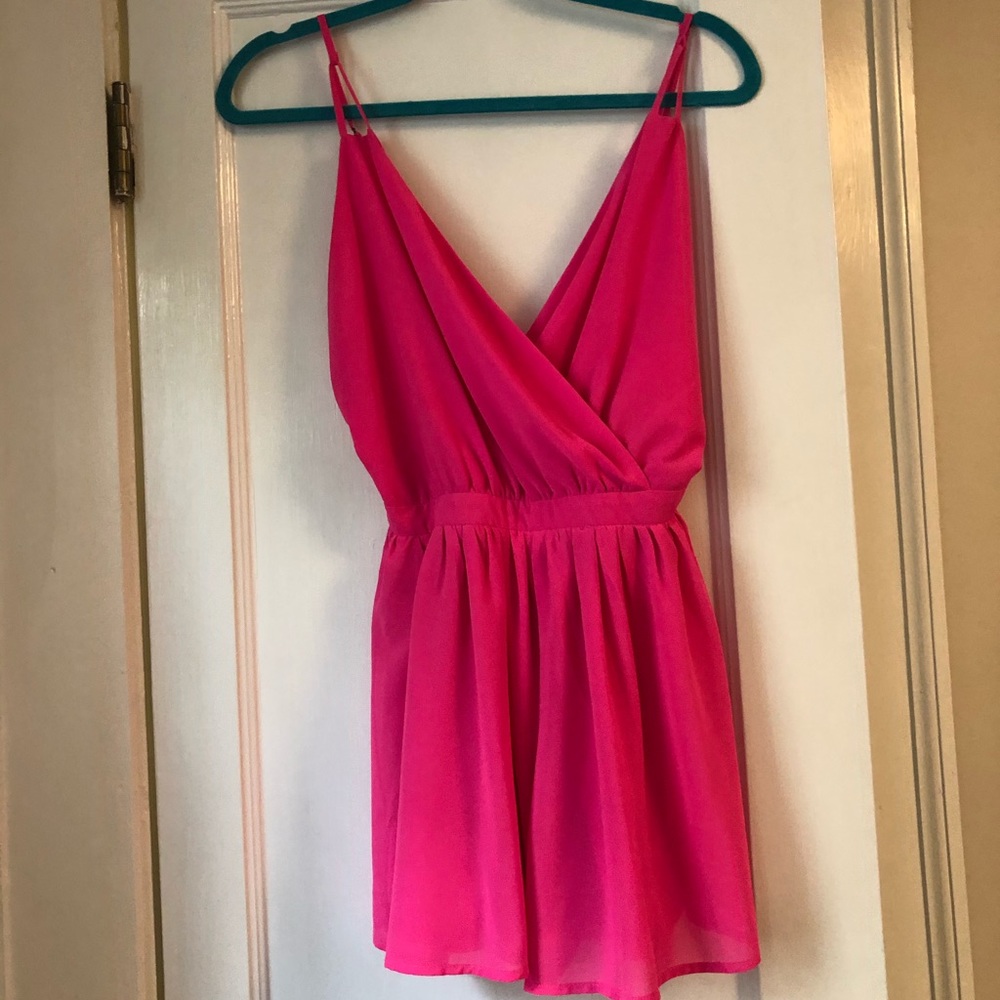Hot Pink Romper